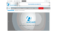 Desktop Screenshot of alacantitv.com